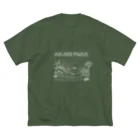 Too fool campers Shop!のAKAGI★park02(白文字) ビッグシルエットTシャツ