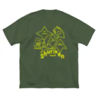 カニホイップのShuriken ビッグシルエットTシャツ