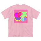 クリオネだよのmix juice ビッグシルエットTシャツ