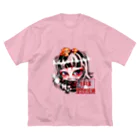 えまえま🍥仮想的絵師の閻魔閻魔ちゃん名前入り🍥 ビッグシルエットTシャツ