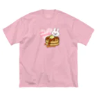 USAGI DESIGN -emi-のうさパンケーキ ビッグシルエットTシャツ