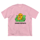 メルローズファクトリーの【おもしろ英語】カウチポテト ビッグシルエットTシャツ