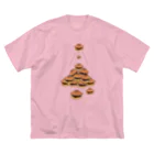 木ノ下商店のどら焼きUFO ビッグシルエットTシャツ