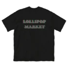 Lollipop MarketのLollipop Market BoxLogo S/S Big size Tee ビッグシルエットTシャツ