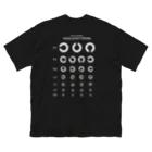 スタンダードTシャツ800円引き！4月29日(月)23時59分まで！！★kg_shopの[★バック] Visual Acuity Testing [ホワイト] ビッグシルエットTシャツ