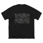 satonori-nodyのねこねこタウン白 ビッグシルエットTシャツ