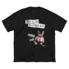 "inaries"の助六ばんど　This is not a rabbit song ビッグシルエットTシャツ