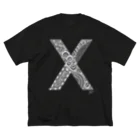 Graphic Design +αのゴシックのX（Big Tシャツ） ビッグシルエットTシャツ