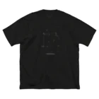 プラネコリウムのかみのけ座(88星座シリーズ) ビッグシルエットTシャツ