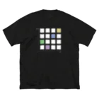 星屑のHO-DEXグラフ(黒) ビッグシルエットTシャツ