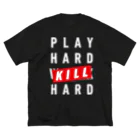 ANTINOMEのPLAY HARD / BST_BK Big T-Shirt