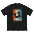 kg_shopのBREAD CLIP -Retro Design- Big T-Shirt