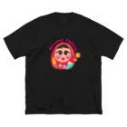 Deco_Save_Myanmarのカラフルだるまちゃん ビッグシルエットTシャツ