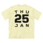 XlebreknitのThursday, 25th January ビッグシルエットTシャツ