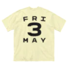 XlebreknitのFriday, 3rd May ビッグシルエットTシャツ