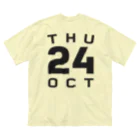 XlebreknitのThursday, 24th October ビッグシルエットTシャツ