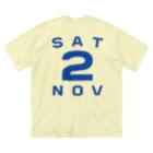 XlebreknitのSaturday, 2nd November ビッグシルエットTシャツ