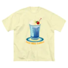 Teal Blue CoffeeのTeal Blue Hawaii ビッグシルエットTシャツ