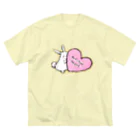 AntiqueHeartのおっきいはーとうさ ビッグシルエットTシャツ