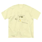 nucottesaicouのサマーバケーション（透過版） ビッグシルエットTシャツ