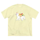 まいこ｜ほっこりイラスト🖌️のしろくま２ ビッグシルエットTシャツ