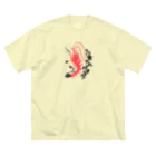 みにゃ次郎の食われてたまるか！ ビッグシルエットTシャツ