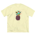 9th Waveのパイナップル ビッグシルエットTシャツ