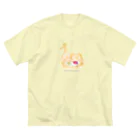 one'x creationの白鳥のお菓子 ビッグシルエットTシャツ