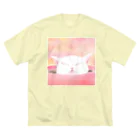 ミズノ リエ　グッズのあごのせ寝 Big T-Shirt