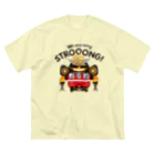 Train Kids! SOUVENIR SHOPの赤い電車 「 武士 ( もののふ ) 」 ビッグシルエットTシャツ