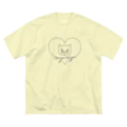 kima-maniのMyumyu tha cat ビッグシルエットTシャツ