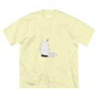 木ノ下商店のねことちょうちょ Big T-Shirt