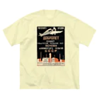 YS VINTAGE WORKSのソ連（ソビエト）　飛行機　黒 ビッグシルエットTシャツ