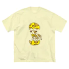 彩りポップスターのパカっと子ウシくん ビッグシルエットTシャツ