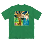 キキとココからのいおちゃん＆フクロウくん ビッグシルエットTシャツ