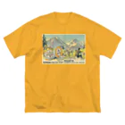 YS VINTAGE WORKSのスペインで販売されたスイスチーズ 1950年代　リトグラフ Big T-Shirt