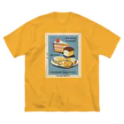 YS VINTAGE WORKSのチェコ・スロヴァキア マッチ（パンとケーキ） Big T-Shirt