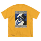 YS VINTAGE WORKSのスイス・バーゼル　1922年 活版印刷 ビッグシルエットTシャツ