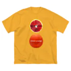 TASOGAREのblood orange ビッグシルエットTシャツ