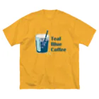 Teal Blue Coffeeのアイスコーヒーをどうぞ Big T-Shirt