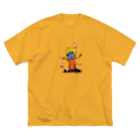 Orangeの無気力ちゃん ビッグシルエットTシャツ