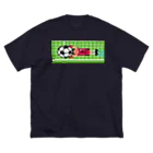 キッズモード某のシュートに飛びつくキーパー ビッグシルエットTシャツ