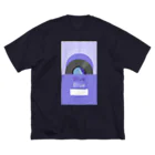 gumiの推し色★Blue レコード Big T-Shirt