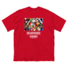 ストリートファッションはEighTwOne-821-(えいとぅーわん はちにーいち)のお菓子PARTY ビッグシルエットTシャツ