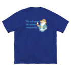 キッズモード某の真夏のスノーマン(濃色用) ビッグシルエットTシャツ