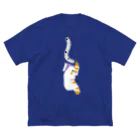 123izmの眠りシロクマ ビッグシルエットTシャツ