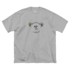 ため息のひらめきのDIRTY OLD BEAR(skeleton・Profiles are behind) ビッグシルエットTシャツ