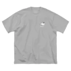 ウルフくんのスリーピーウルフくん(濃い色) Big T-Shirt