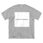 将棋まみれの初手お茶 ビッグシルエットTシャツ