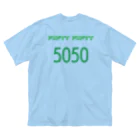 JIU(ジウ)ブラジリアン柔術TシャツのFIFTY-FIFTY ビッグシルエットTシャツ